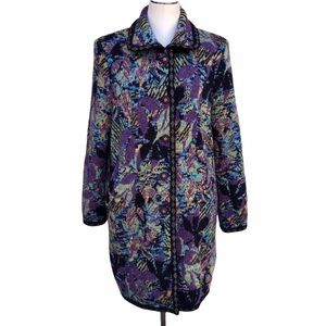 Escalier multicolor midi coat eccentric
